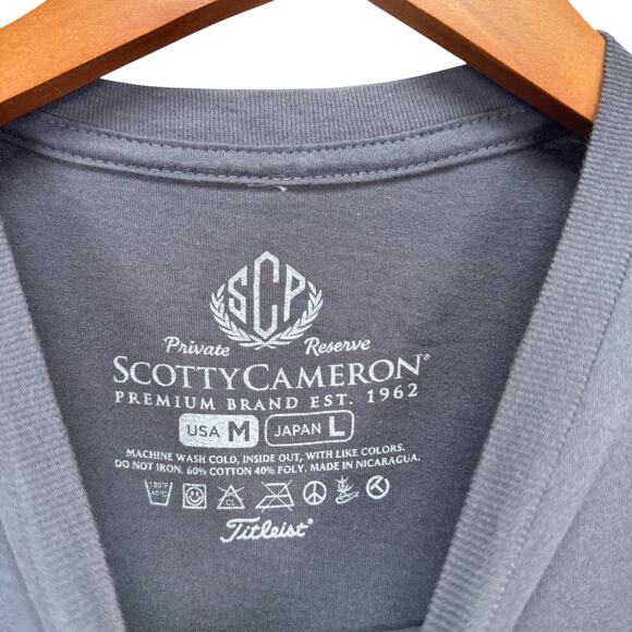 2019 Scotty Cameron Titleist Script SS Golfing T Shirt Gray Rare sz M - Picture 4 of 4